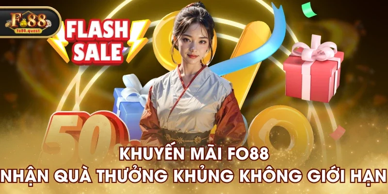 Khuyến Mãi FO88 - Nhận Quà Thưởng Khủng Không Giới Hạn Khuyến Mãi FO88 - Nhận Quà Thưởng Khủng Không Giới Hạn