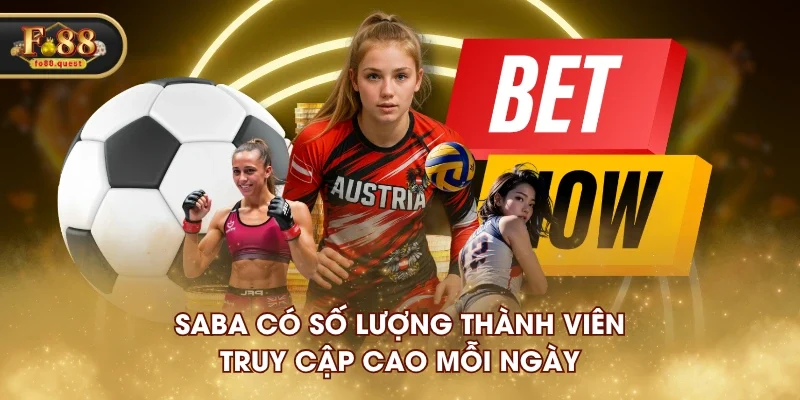 SABA có số lượng thành viên truy cập cao mỗi ngày SABA có số lượng thành viên truy cập cao mỗi ngày